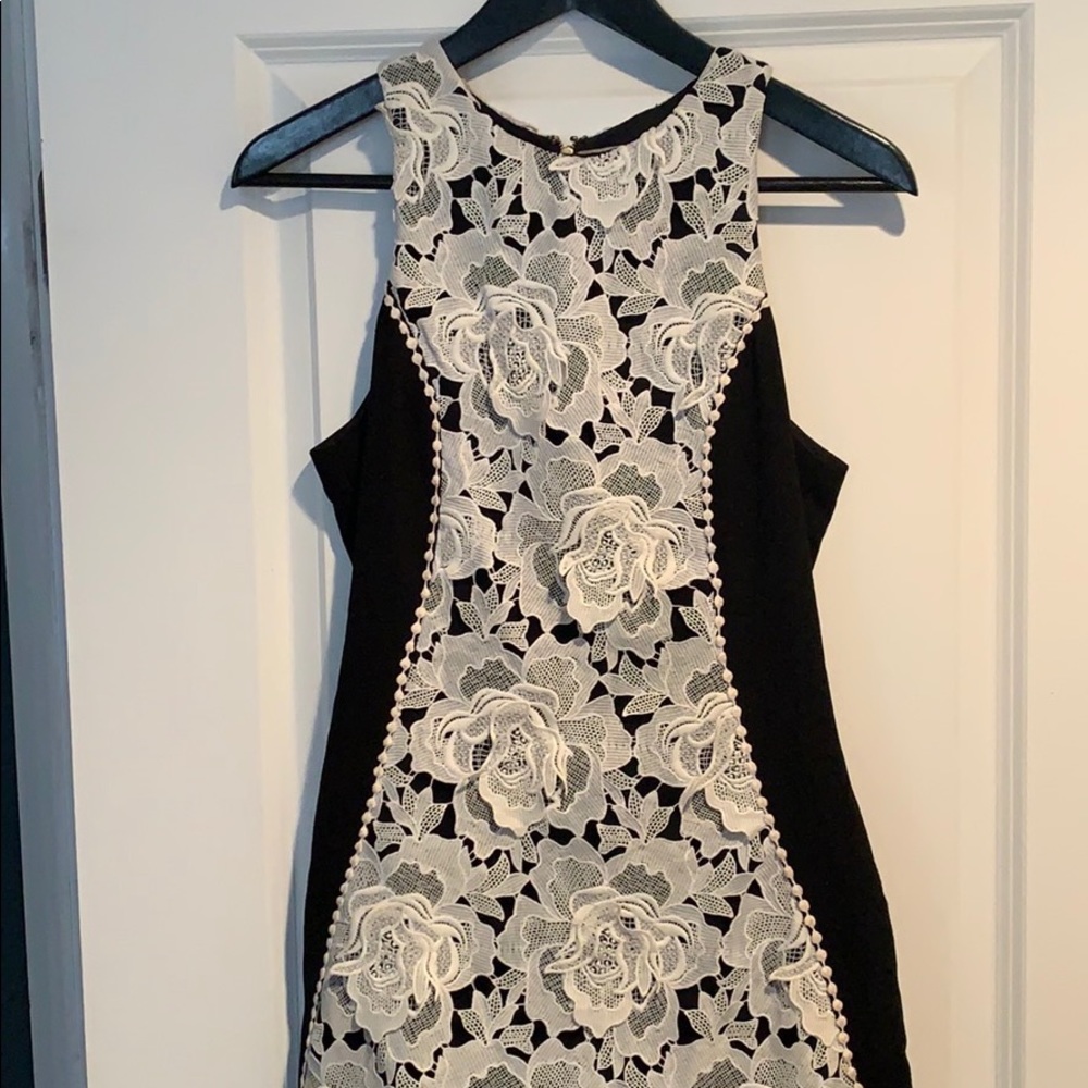 Bless’ed Are the Meek Black & White cocktail dress